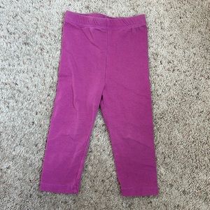 GIRLS faded glory purple leggings size 3T